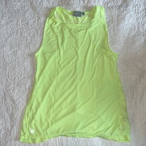 Athleta green work out tank top